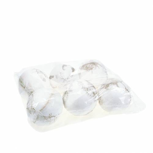 Floristik24 Egg vintage motiv å henge 13cm 6stk