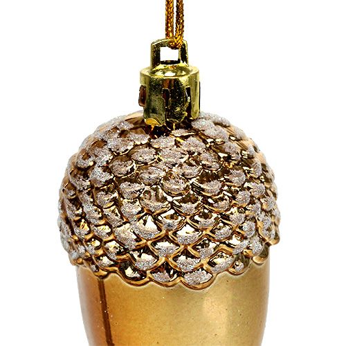 Floristik24 Eikenøtter å henge brun 7,5 cm 3stk