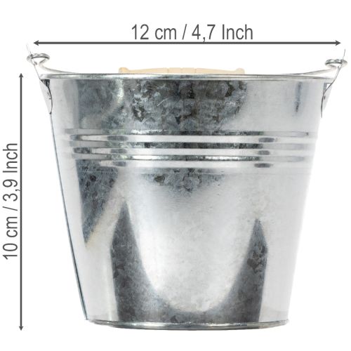 Bøtte Ø12cm H10cm 8 stk. sink,