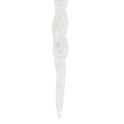 gjenstander Istikkhenger hvit, sølv 13cm 12stk