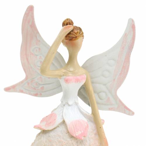 Floristik24 Deko figur alv hvit 12cm 2stk