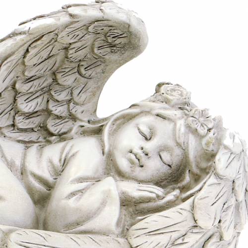 gjenstander Deco engel sover 18cm x 8cm x 10cm