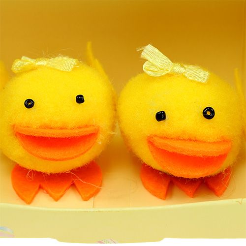 Floristik24 Andegul flokket 5cm dekorasjonssett