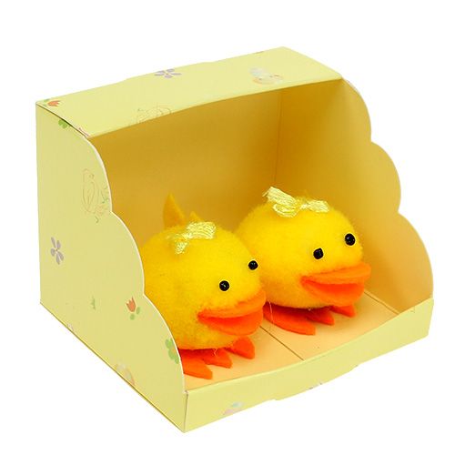 Floristik24 Andegul flokket 5cm dekorasjonssett