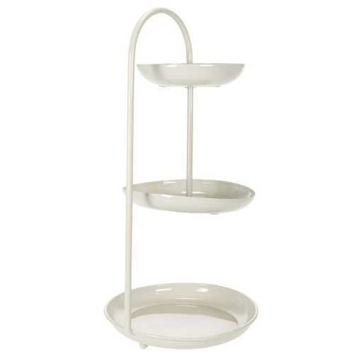 gjenstander Tre-lags borddekorasjon, ideell for stuer, anledninger, bryllup, 55 cm