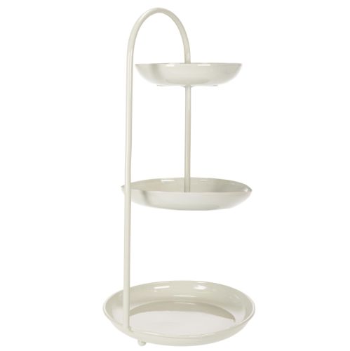 gjenstander Tre-lags borddekorasjon, ideell for stuer, anledninger, bryllup, 55 cm