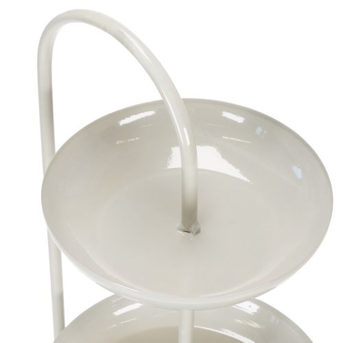 gjenstander Tre-lags borddekorasjon, ideell for stuer, anledninger, bryllup, 55 cm