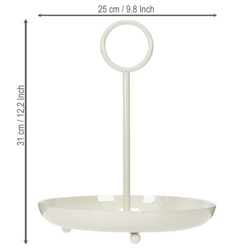 gjenstander Konditorfat, elegant design for spesielle anledninger og festbord, 31 cm