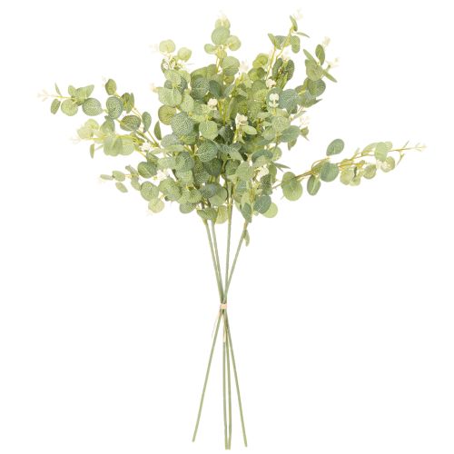 Kunstig eukalyptusgren med runde blader, 75 cm, 4 stk. | Floristik24.no