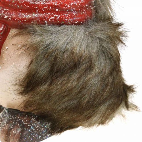 Floristik24 Dekorativ Ugle Keramikk med Skjerf Dekorfigurer Vinter H15cm 2 stk