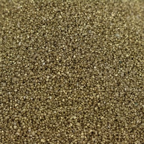 gjenstander Farget sand 0,5 mm gult gull 2 kg