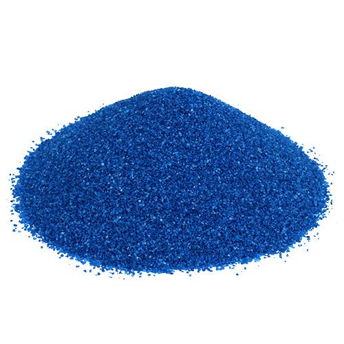 gjenstander Farget sand 0,5mm mørkeblå 2kg