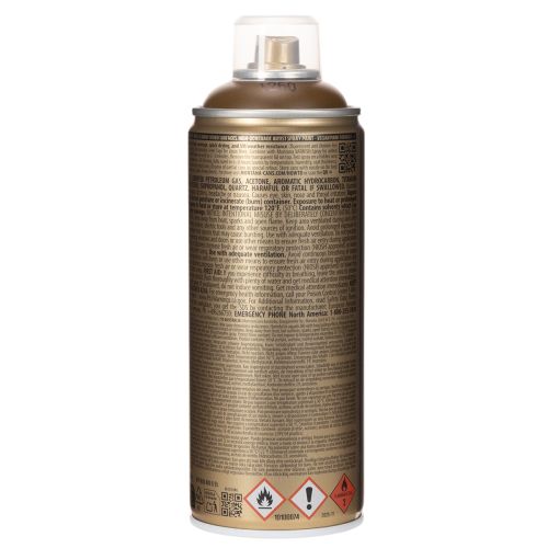Sprayboks til dekorasjon og hobbymaling Montana gullbrun 400ml | Floristik24.no