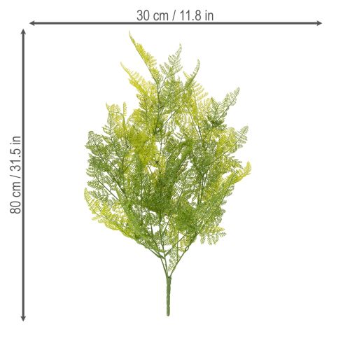 gjenstander Kunstig bregnehengeplante, dekorativt blikkfang for interiør, moderne aksenter, 80 cm