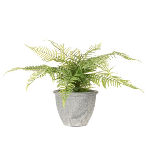 Kunstig bregne i en blomsterpotte til stue og kontor, 35 cm | Floristik24.no