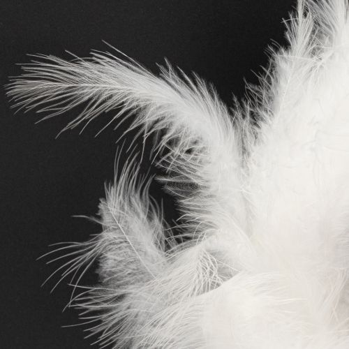 gjenstander Fjærkrans ideell for bryllupsdekorasjon og stemningsfull påskedekorasjon 20 cm