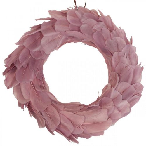 Floristik24 Vårkrans gammel rosa krans til oppheng av dørkrans Ø20cm 3stk