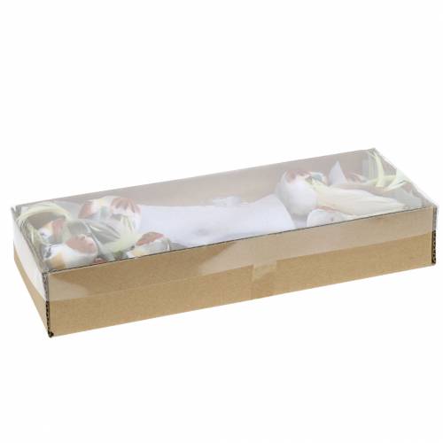 Floristik24 Bird on wire 5,5 cm farget 9stk