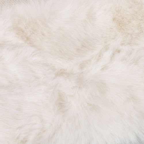 Hvitt, luftig dekorativt bånd, fuskepelsrull, 10x140 cm, 3 stk. | Floristik24.no