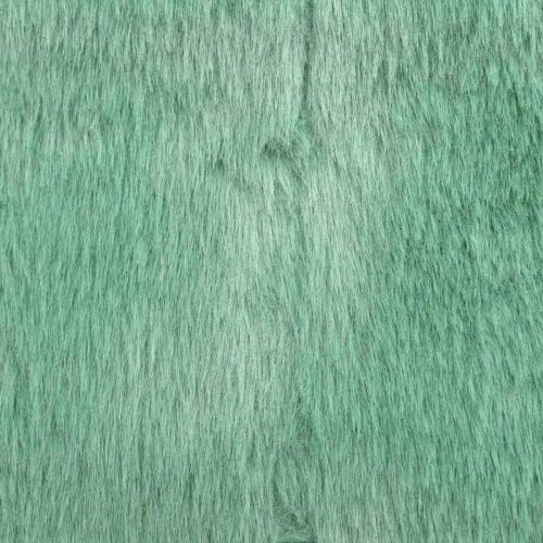 Floristik24 Dekorativ pelsbånd grønn faux fur mintpels bordløper 15 × 150cm
