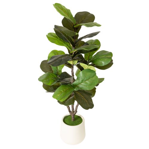 Kunstig Ficus lyrata 120 cm dekorativ til stue kjøpe | Floristik24.no