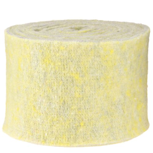 gjenstander Filtbånd ullbånd pottebånd pyntebånd grå gul 15cm 5m