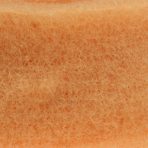 Floristik24 Filtbånd 7,5cm 5m lys oransje