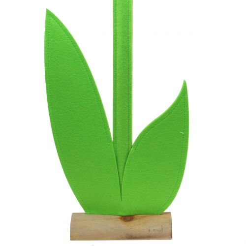 Floristik24 Filt blomst gul 87cm