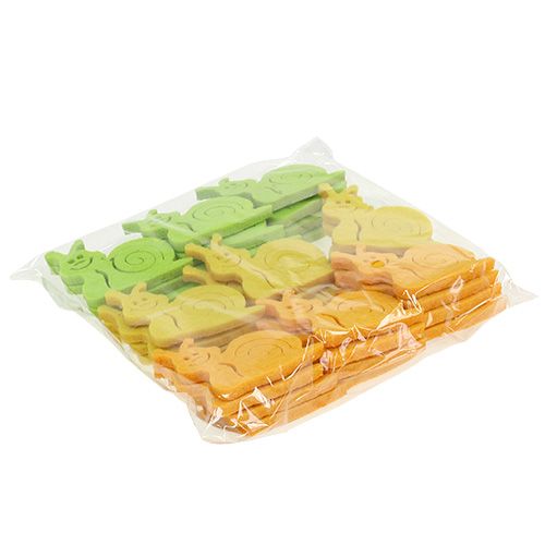 Floristik24 Filtsnegl med selvklebende prikk 5cm assortert 36 stykker