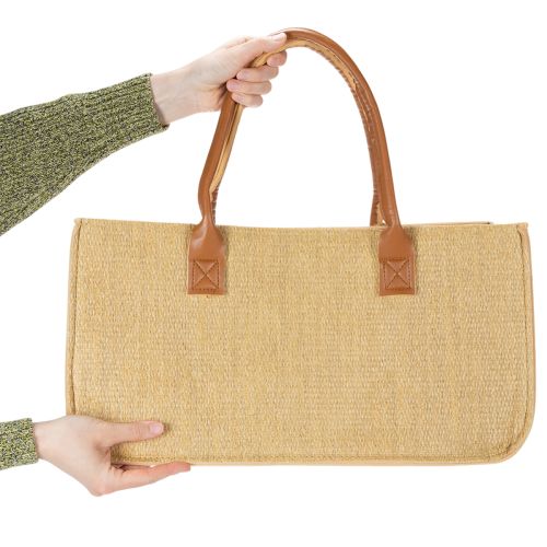 Filtveske i raffia-look 50 cm x 25 cm x 25 cm | Floristik24.no