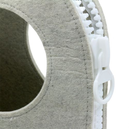 Floristik24 Filtveske Grå H58cm