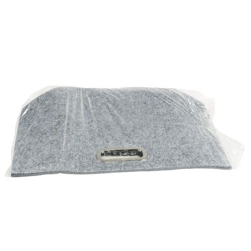 Floristik24 Filtpose grå 48cm x 30cm x 20cm