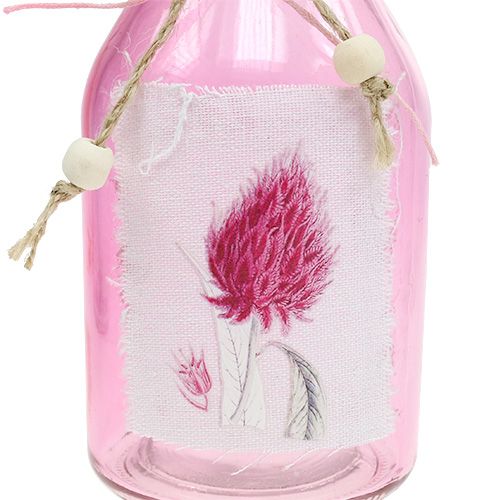 Floristik24 Glassflaske forskjellige farger Ø8cm H15cm 3stk