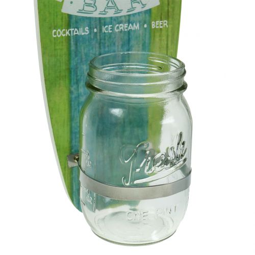 Floristik24 Veggflaskeåpner "Beach Bar" 36cm x 11cm