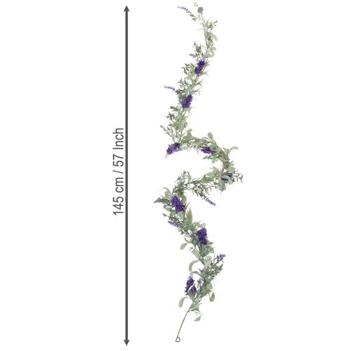 gjenstander Kunstig vårdekorasjon i lilla for spesielle anledninger og sesongdesign 145 cm 2 stk.