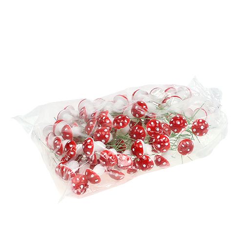 Floristik24 Fluesopp på ledning 2,2 cm 100 stk