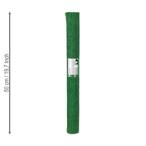 gjenstander Blomsterhandler kreppapir mørkegrønt 50x250cm