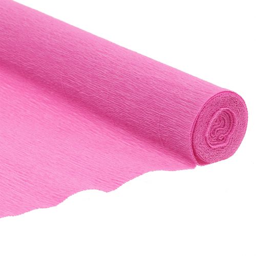 gjenstander Florist crepe papir lys rosa 50x250cm