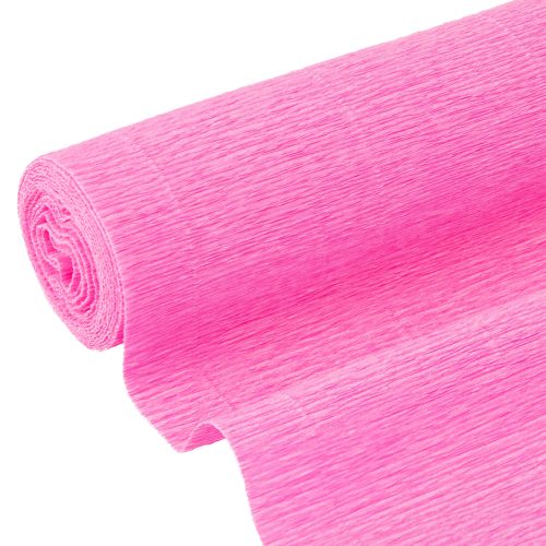 Blomsterhandler kreppapir lys rosa 50x250cm