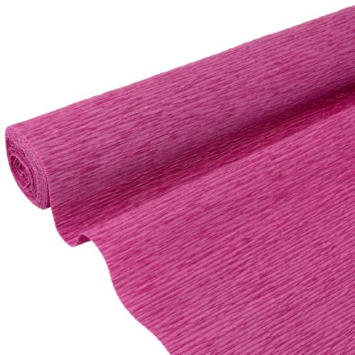 gjenstander Florist crepe papir magenta 50x250cm