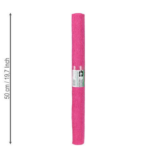 gjenstander Florist crepe papir rosa 50x250cm