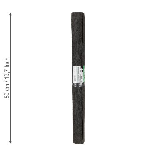 gjenstander Blomsterhandler kreppapir svart 50x250cm