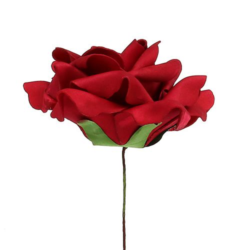 gjenstander Skum rose skum rose rød Ø15cm 4stk