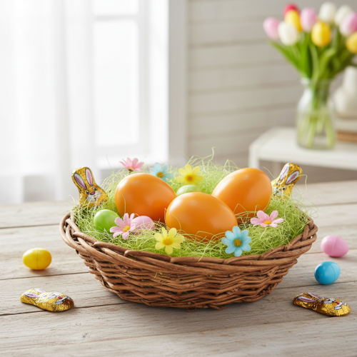 gjenstander Påskeegg, ekte kyllingegg, perfekt for kreativt DIY-håndverk og påskehåndverk, 5 cm, 10 stk.