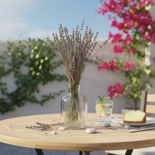 gjenstander Tørket lavendel, duftende tørkede blomster, 35–40 cm, 100 g