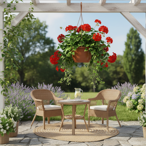 gjenstander Hengende kurv Ø25cm terrakotta