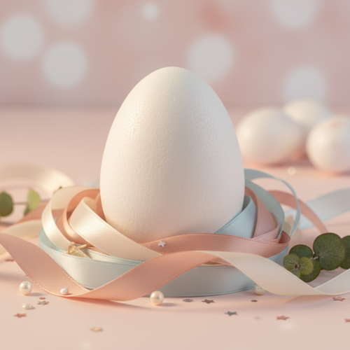 gjenstander Styrofoam egg 20cm 1 stk