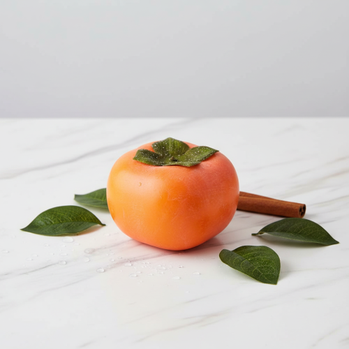 gjenstander Kunstig persimmon frukt dekorativ kunstig frukt Ø8cm H5,5cm