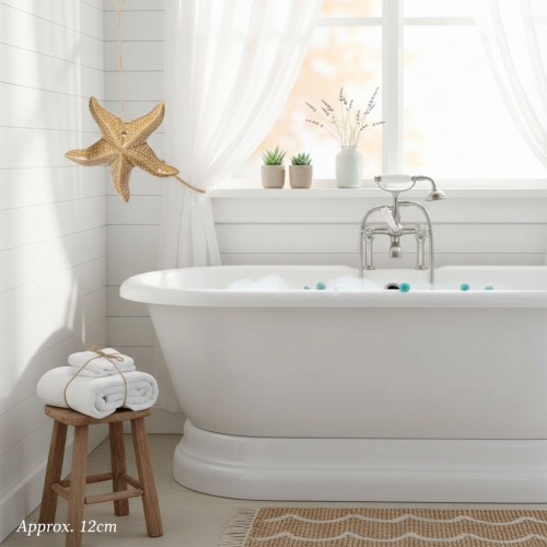 gjenstander Keramisk sjøstjernedekorasjon til oppheng, for en maritim stil, sommerdekorasjon til hjemmet, 12 cm, 2 stk.