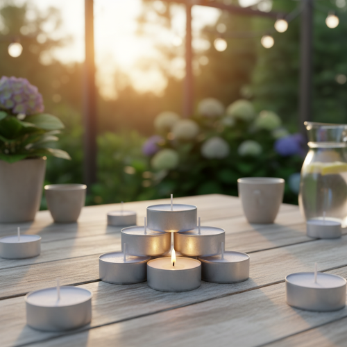 gjenstander Duftlys lavendel mimosa, telys duft Ø3.5cm H1.5cm 18 stk.